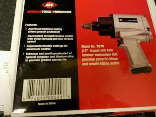 American forge 7670 3/4&#034; impact wrench new for sale