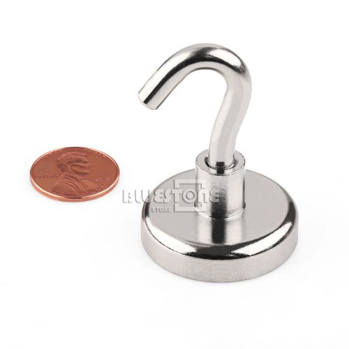 1pcs neodymium hook magnets 32mm holds 60lbs magnetic refrigerator for sale