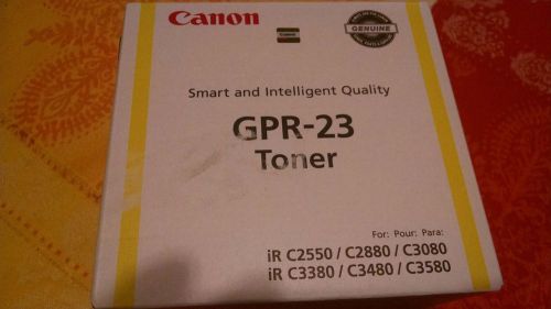 BRAND NEW ! Genuine GPR-23 Color Yellow  imageRUNNER C2550, C2880, C2880i,C3080,