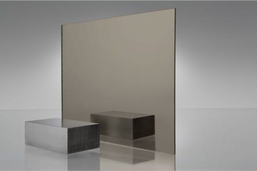 1 sheet 1/8&#034; bronze mirrored acrylic plexiglass 24&#034; x  24&#034; for sale