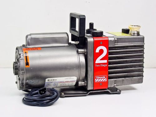 Edwards single phase high vacuum pump 115/230 vac *as-is* motor seized (e2m2) for sale