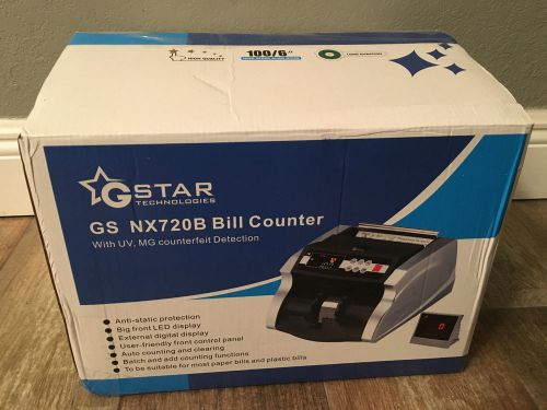 G-Star Technology Money Counter With UV/MG W/Counterfeit Bill Detection NX720B
