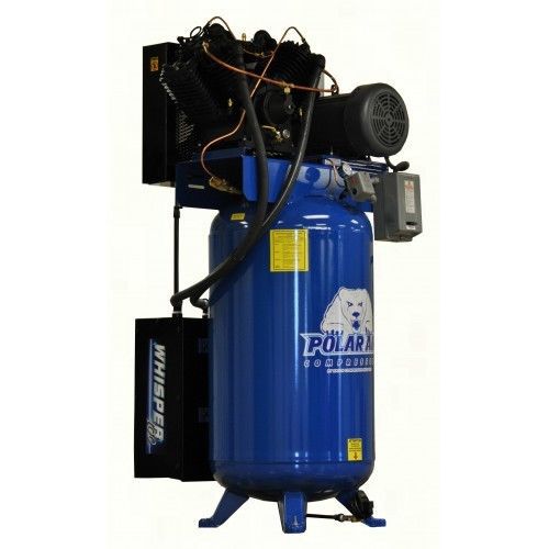 10 hp v4 single phase 80 gallon vertical air compressor for sale