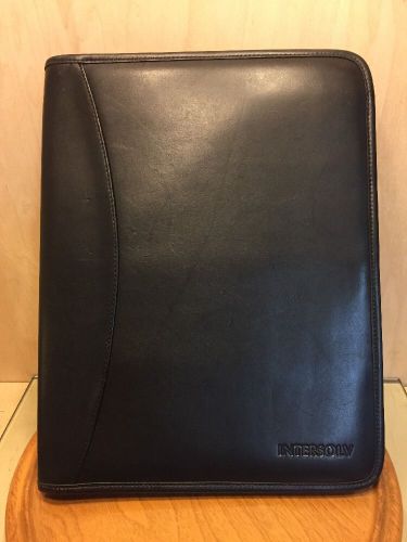 Levenger Black Leather Executive Folder