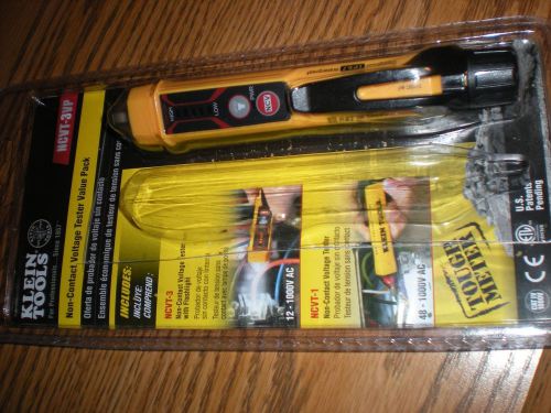 Klein Tools NCVT-3 Non-Contact Voltage Tester with Flashlight **Free Shipping**