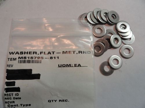 Ms15795-811,  1/4&#034; stainless flat washers for sale