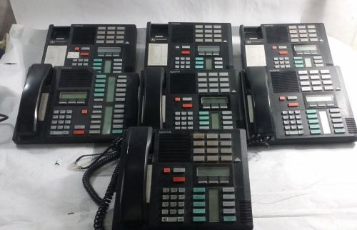 Nortel M7310 Phones NT8B20AF-03 Series Black  LOT OF 7