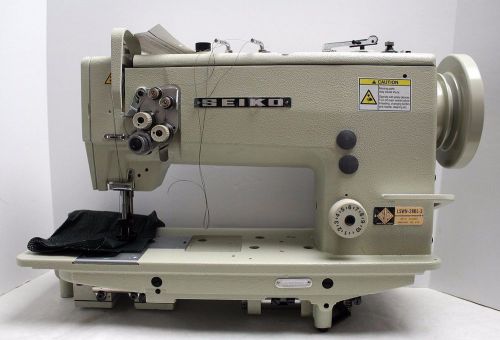 SEIKO LSWN-28BL-3  Walking Foot 2-Needle 3/8&#034; Big Hook Industrial Sewing Machine