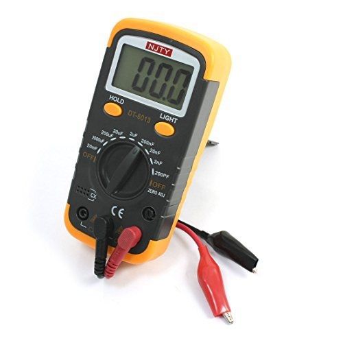 Uxcell dt-6013 lcd 200pf-20mf range capacity tester digital capacitance meter for sale