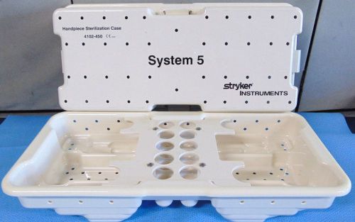 Stryker System 5 Sterilization Case 4102-450 In Good Condition - S2129