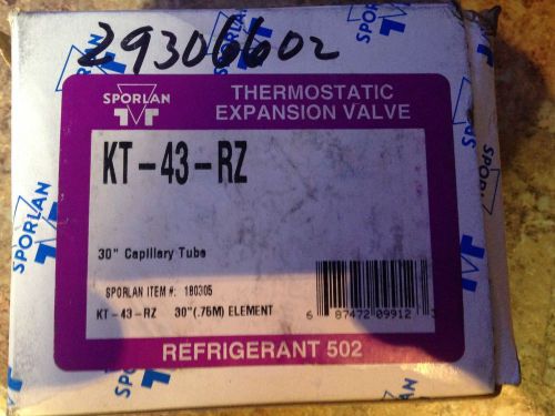 Sporlan Thermostatic Expansion Valve KT-43-VC