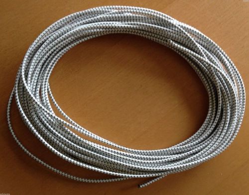 Usa 1/8&#034; x 50&#039; bungee cord shock cord bungie cord marine grade stretch cord wht for sale