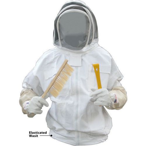Beekeeping jacket with hooded veil large for sale