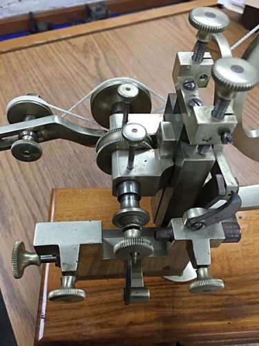 Antique watchmaker&#039;s rounding up tool, gear wheel cutter lathe tool circa 1800&#039;s for sale