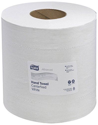 Tork 121204 advanced 2-ply centerfeed wide hand towels, white for sale