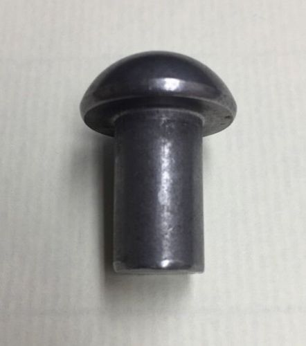 7/16x3/4 rivet solid round head steel iron plain blacksmith parts 100 pcs. for sale