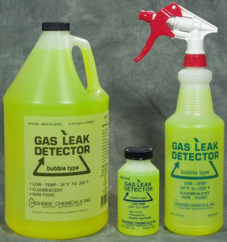 Highside chemicals 22128 bubble gas leak detector low temp 1 gallon for sale