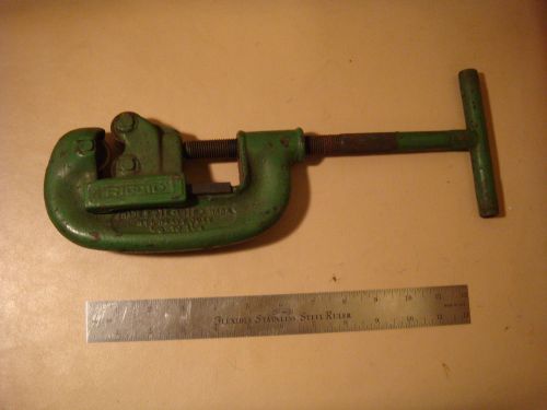 Ridgid No 1 &amp; 2 heavy duty pipe cutter 1/8 to 1 1/4 vintage works great