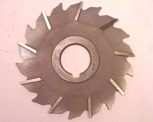 Nos hanita hss stagg tooth side &amp; face horizontal  milling cutter 4&#034;x1/8&#034;x1&#034; for sale