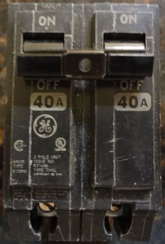 GE  40 Amp 1 in. Double-Pole Circuit Breaker
