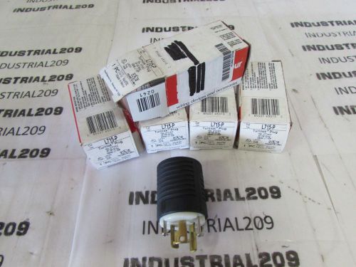 (5) PASS &amp; SEYMOUR LEGRAND TURNLOK PLUG L175-P 15 A 277VAC NEW IN BOX