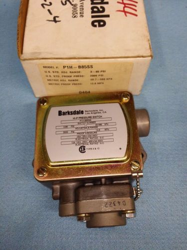 BARKSDALE PRESSURE SWITCH P1H-B85SS