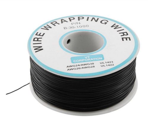 1pcs 0.25mm Wire-Wrapping Wire 30AWG Cable 250m Black