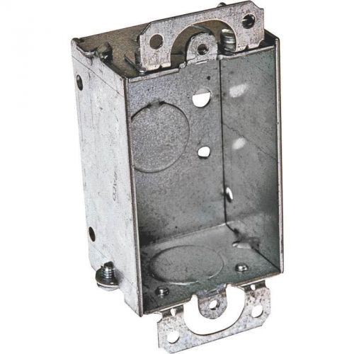 Gangable switch box, 1 gang, 7.5 cu-in x 3&#034; l x 2&#034; w x 1-1/2&#034; d raco 400 steel for sale