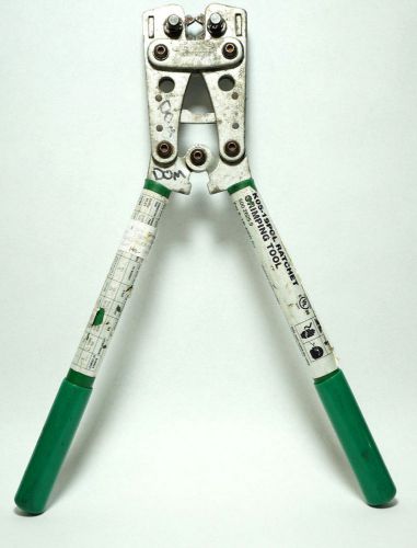 GREENLEE  K05-1SPGL  8-1/0 AWG  Crimping Tool  &#034;used&#034;