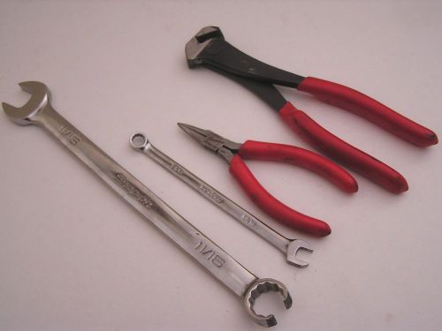 Snap-On Cutters Electronic Needle Nose Pliers E715ACG 17CP OEX22B OEX10B