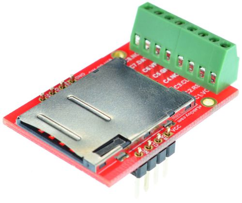SIM card socket Breakout Board, elabguy SIM-BO-V1A, (Push-Push Type) Arduino
