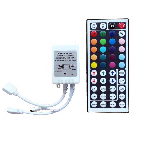 Best 44key double lines ir remote controller for rgb 3528 5050 led strip light for sale