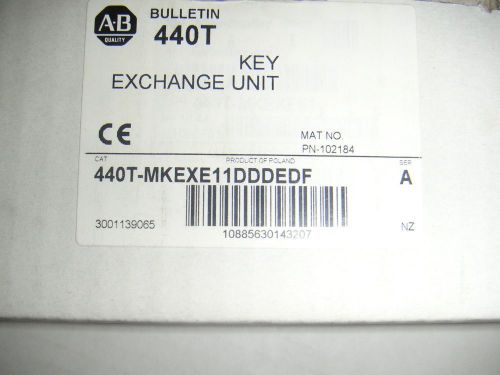 ALLEN BRADLEY KEY EXCHANGE UNIT CAT 440T-MKEXE11DDDEDF