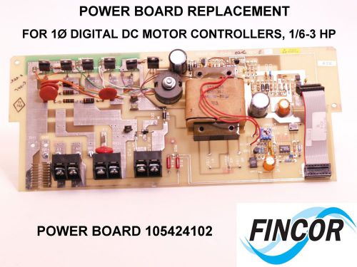 FINCOR IMO Power Board Replacement #105424102-C REV E 1/3-3 HP, 230VAC