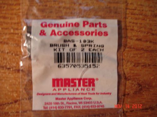 Master Appliance Genuine Parts &amp; Accessories BAS-103K Motor Brush /Spring Kit