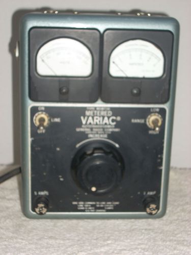 General Radio Metered Variac-- Type W5MT3A
