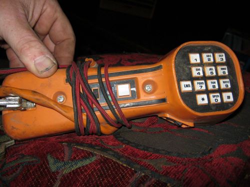 PREMIER Test Set Lineman Telephone Phone Handset Linesman  HAC PT-311