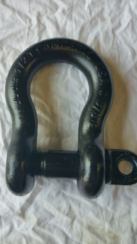 CAMPBELL 1-3/8&#034; ANCHOR SHACKLE D Ring, 13-1/2 TON SCREW PIN FORGED STEEL