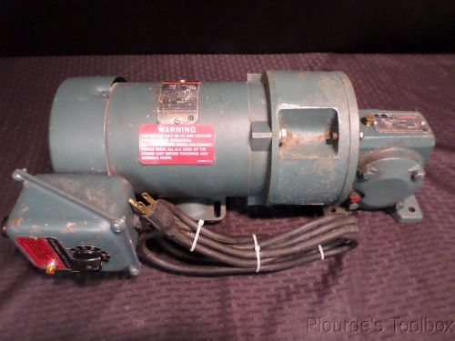 Used reliance power matched dc motor w/ d-m speed reducer, t48g1546s-ra for sale