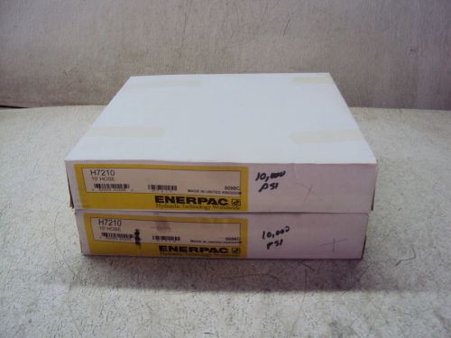 ENERPAC 10 FT HOSE H7210  10,000 PSI  LOT OF 2  NEW