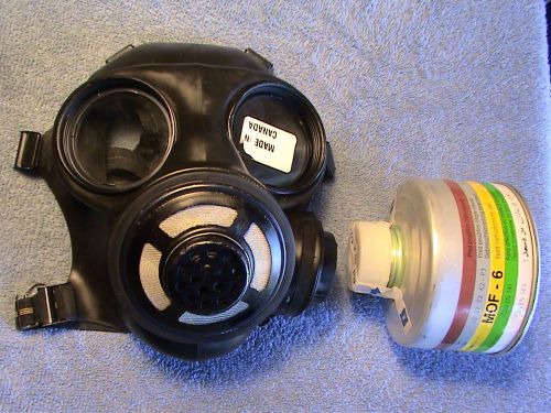 Gas Mask With Filter Canister