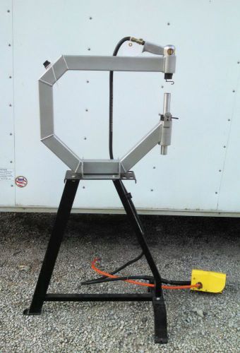 CENTRAL MACHINERY PLANISHING HAMMER FRAME, AND STAND SKU 94847 HARBOR FREIGHT