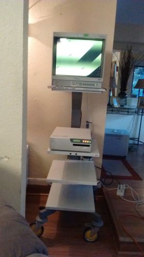 Olympus Imaging Cart TI-1900,Oxygen tank  Sony Trinitron color monitor,printer