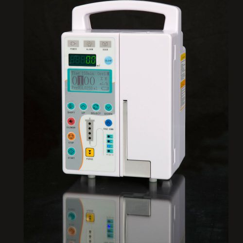 Lcd display infusion pump iv &amp; fluid administration audible + visual alarm for sale