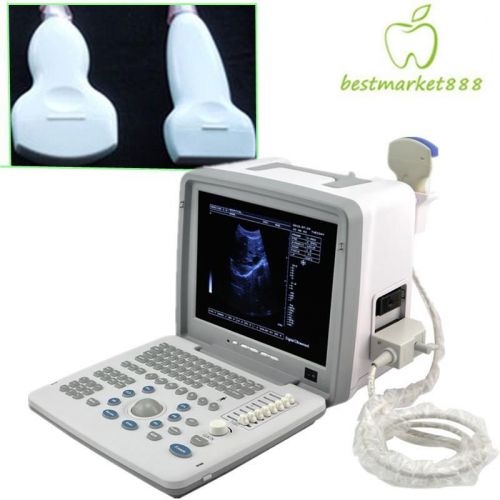 Portable Digital Ultrasound Scanner Machine + Convex Probe + Linear Probe HOT 3D