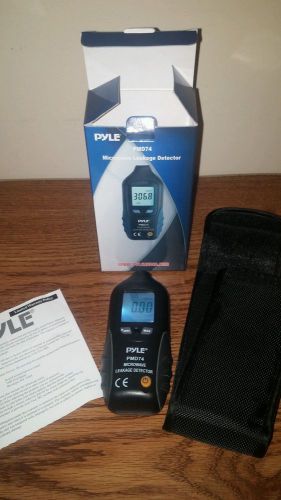 New pyle pmd74 digital lcd microwave leakage detector/ never needs recalibration for sale