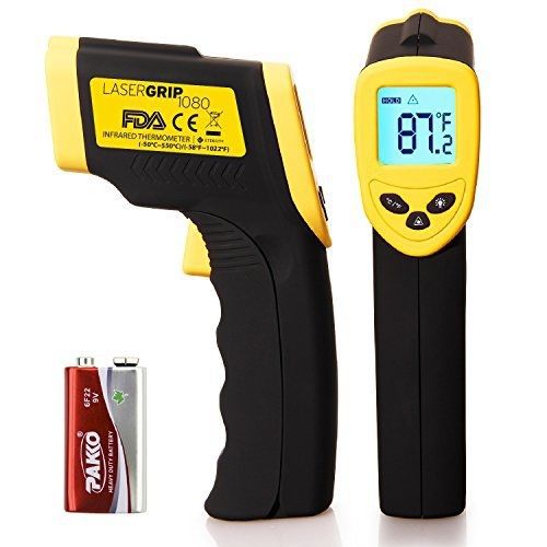 Etekcity lasergrip 1080 non-contact digital laser ir infrared thermometer for sale