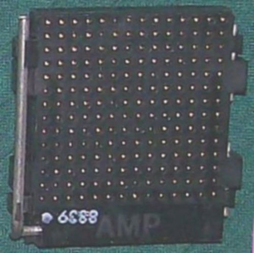 Amp zif 196-pin (14x14 position) ic pga socket, pga,fits other dip ics,1-55284-0 for sale