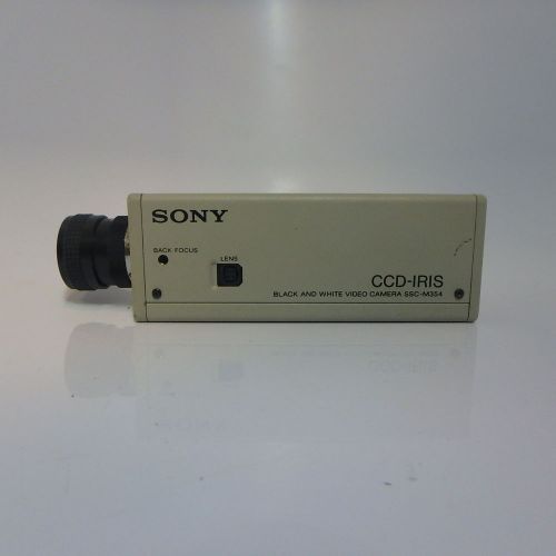 Sony CCD-IRIS Black and White Video Camera #SSC- M354