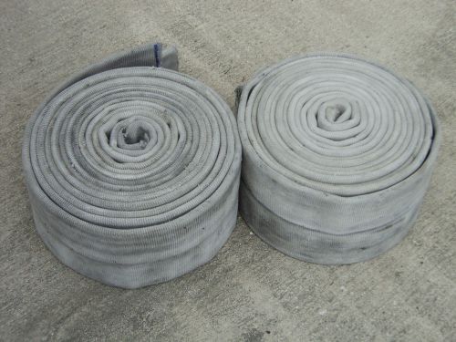 Firehose 2-7/8” wide double jacket, 24 ft sections for boat dock bumper guard for sale